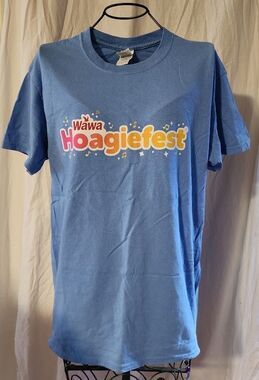 Wawa Hoagiefest 2018 Blue It's Hoagie Season Music Graphic T Shirt M Med Medium